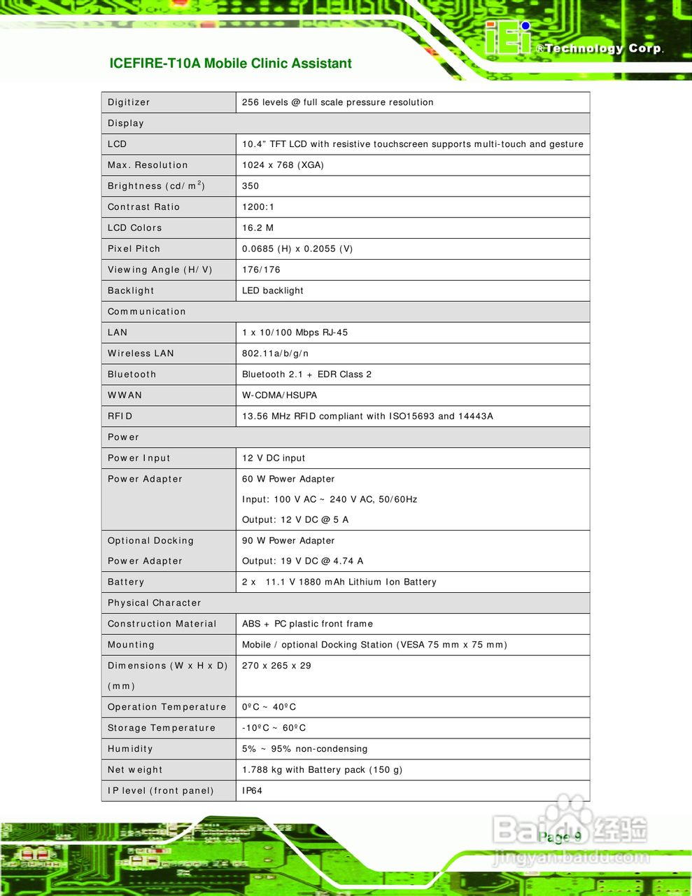 IEI威强VTT-100车载电脑说明书:[3]