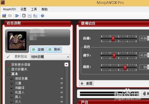 如何设置MorphVOXPro显示扩展包链接功能