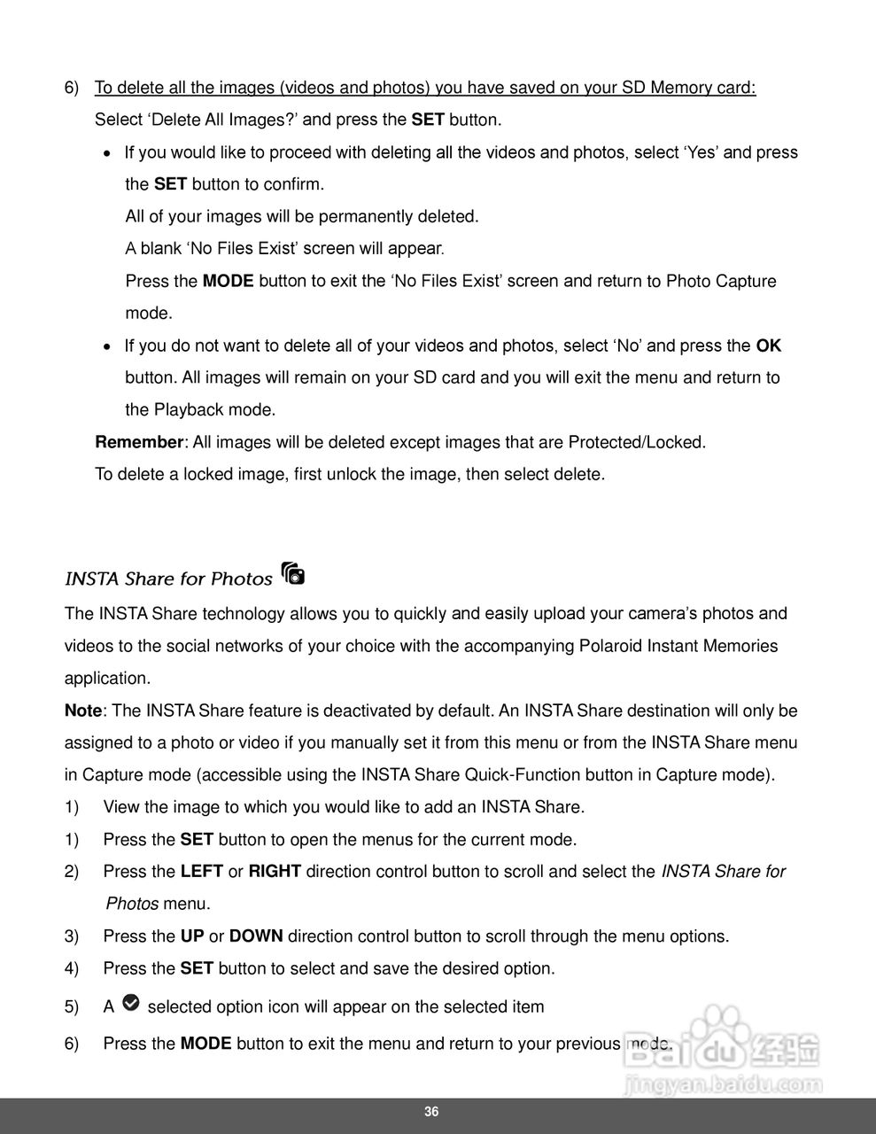 宝丽来IS529数码相机说明书:[4]