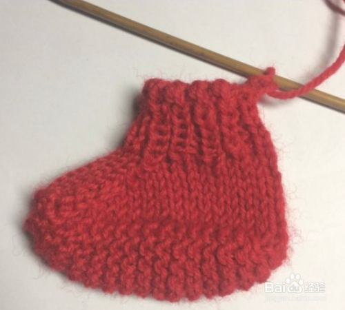 打毛线鞋的教程