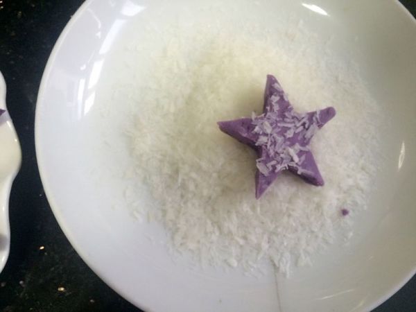 紫薯糯米奶酪饼