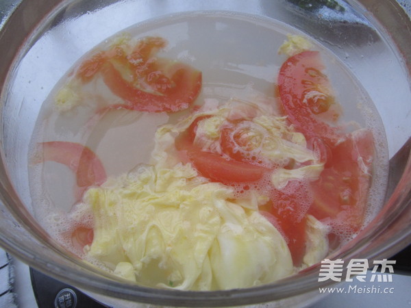 番茄蛋花面片汤