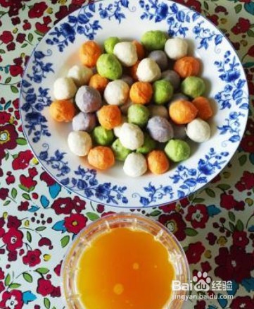 橙汁彩疏丸子怎么做