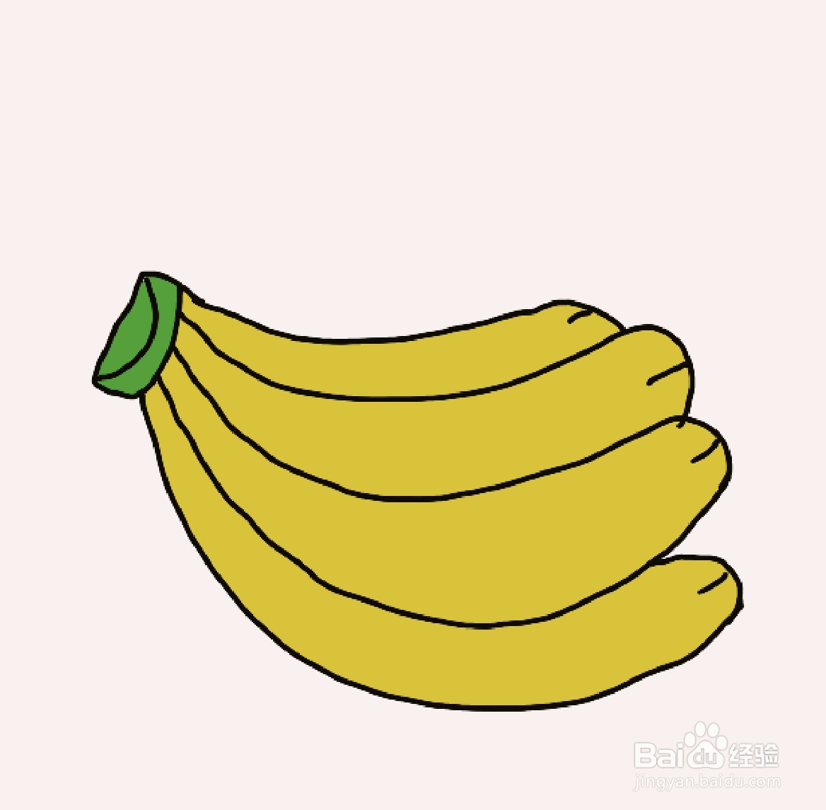 怎么画简笔画香蕉?