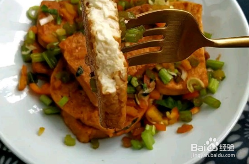 简易版香煎北豆腐