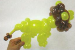 魔法气球造型系列之卡通气球狮子(下)