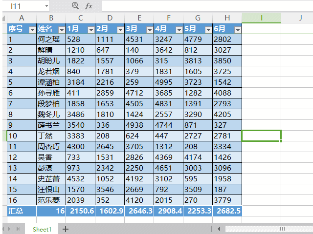 excel动态表格制作方法
