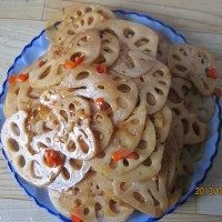 辣炒藕片的做法