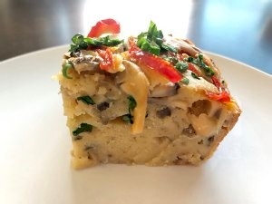 蘑菇鸡肉糕的做法