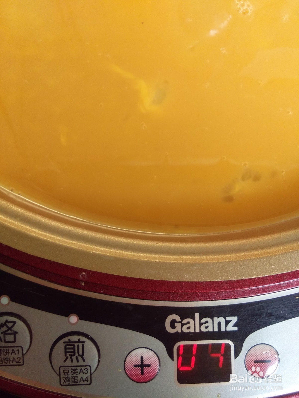 电饼铛无油炒蛋