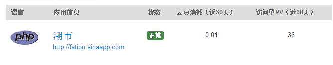 SAE创建新应用