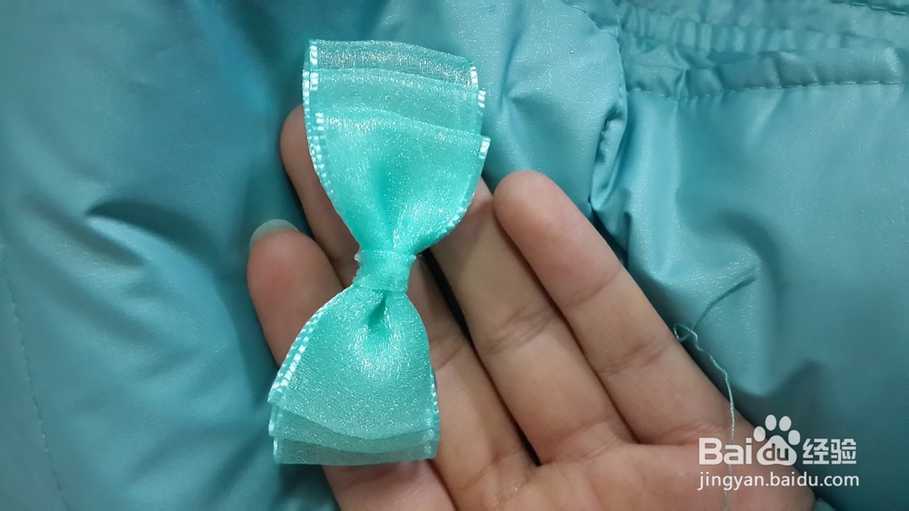 手把手教你手工：[14]雪纱蝴蝶结卡子