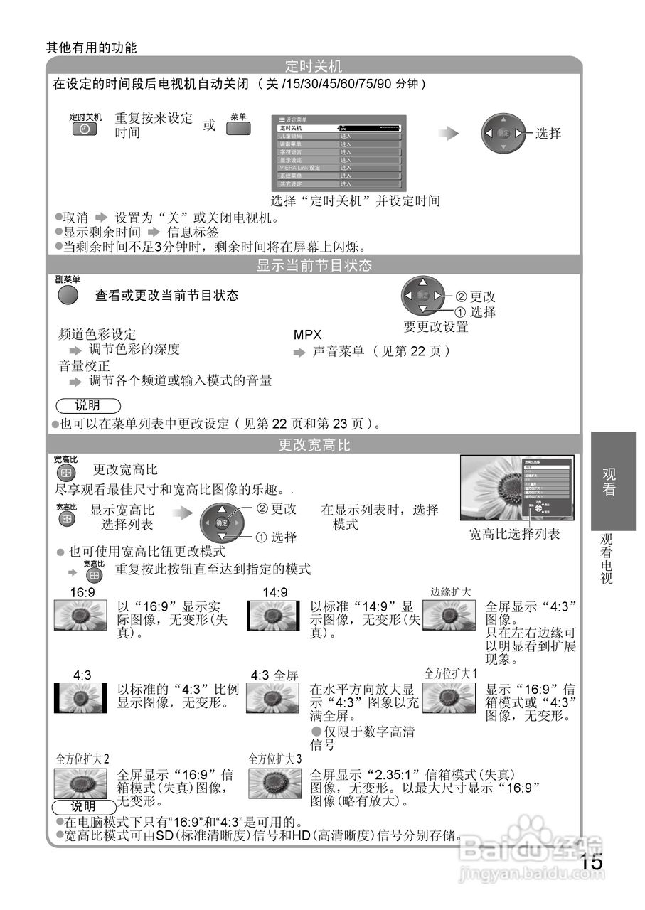 松下TH-L32X10C液晶彩电使用说明书:[2]