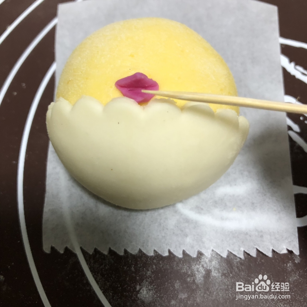 萌小鸡儿童馒头的做法