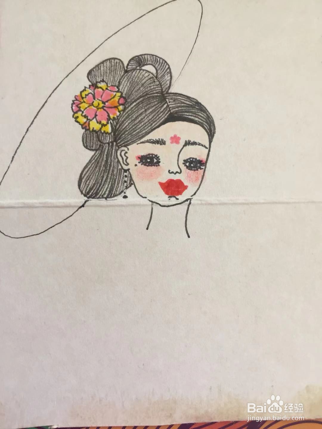 插画教程之话剧演员陈娇