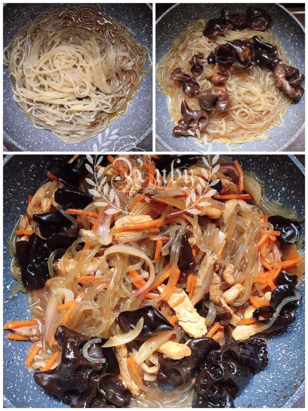 韩式杂菜炒粉丝