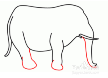 简笔画—如何画一只大象
