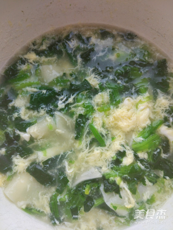 儿童辅食菠菜面片汤