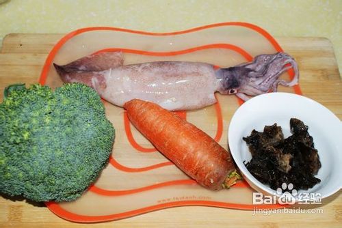 西兰花炒鱿鱼