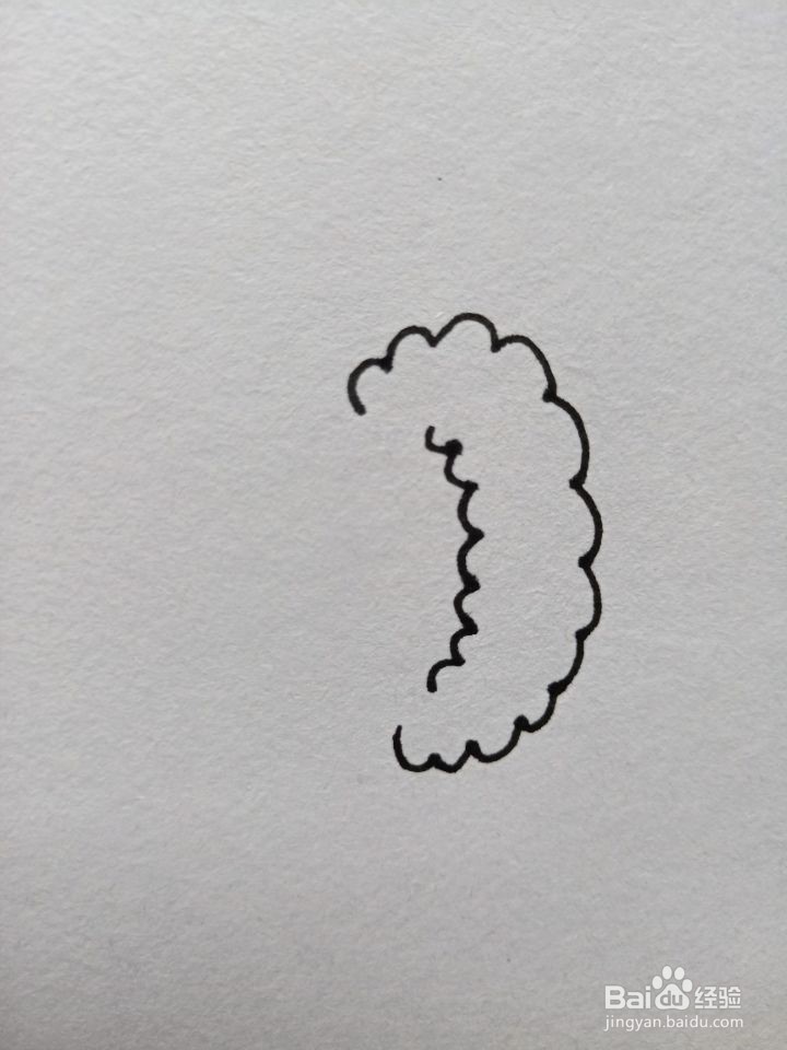 怎么画简笔画西兰花？