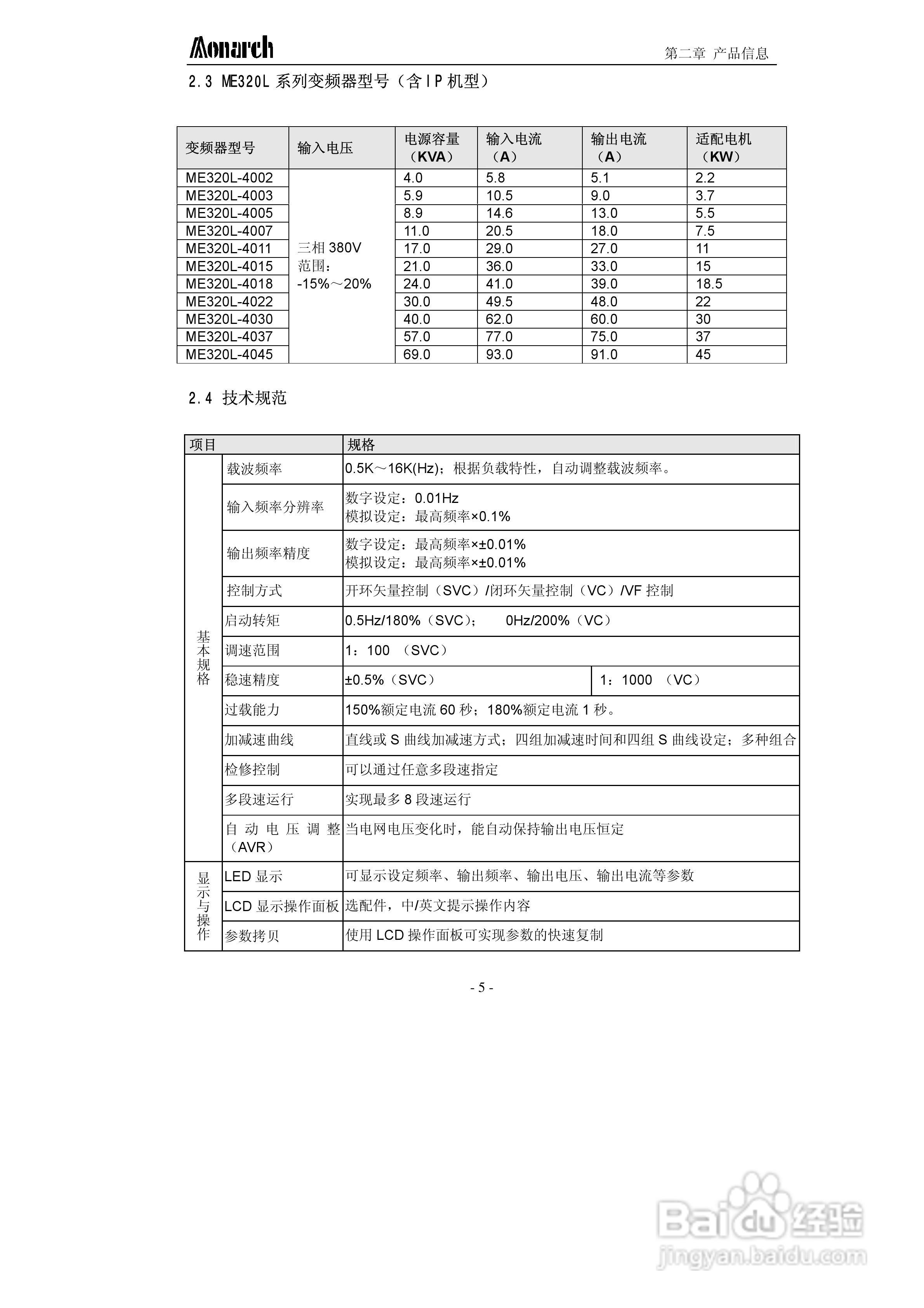 汇川ME320L-4045电梯专用变频器用户手册:[1]