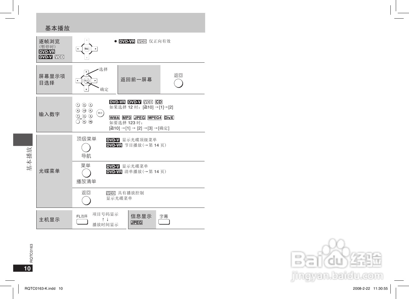 松下DVD-S858 DVD播放机使用说明书:[1]
