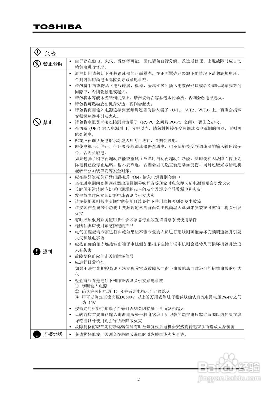 东芝VPFP-4315KP变频器中文说明书:[1]