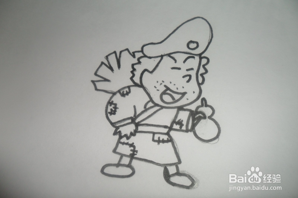 济公的简单画法