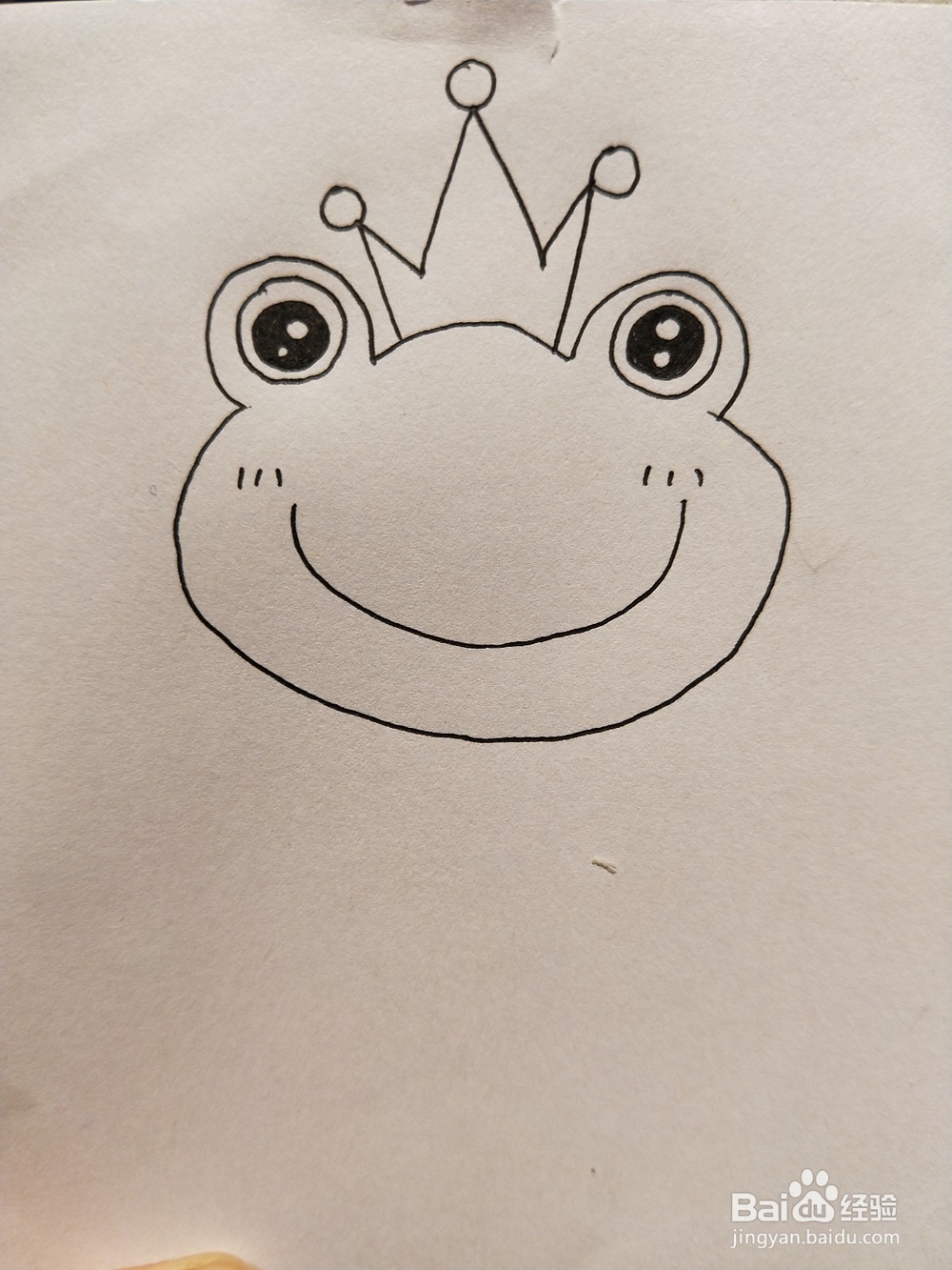 怎样画简笔画——小青蛙？