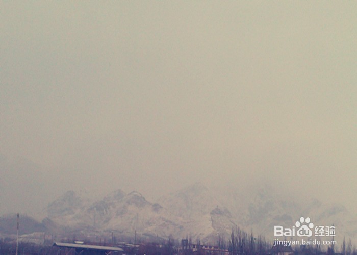 怎样拍摄雨加雪中的景色