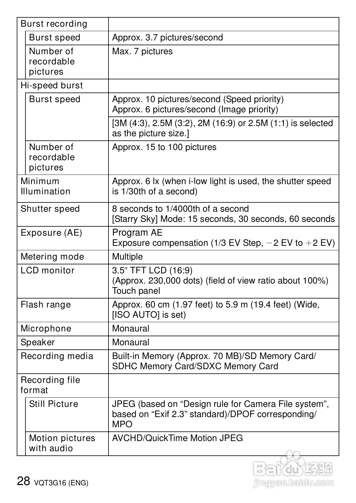 松下DMC-FX78数码相机使用说明书:[3]