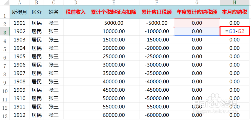 Excel如何用税后收入倒推计算个税及税前收入