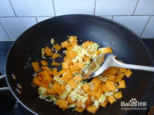 南瓜鸡蛋面片汤