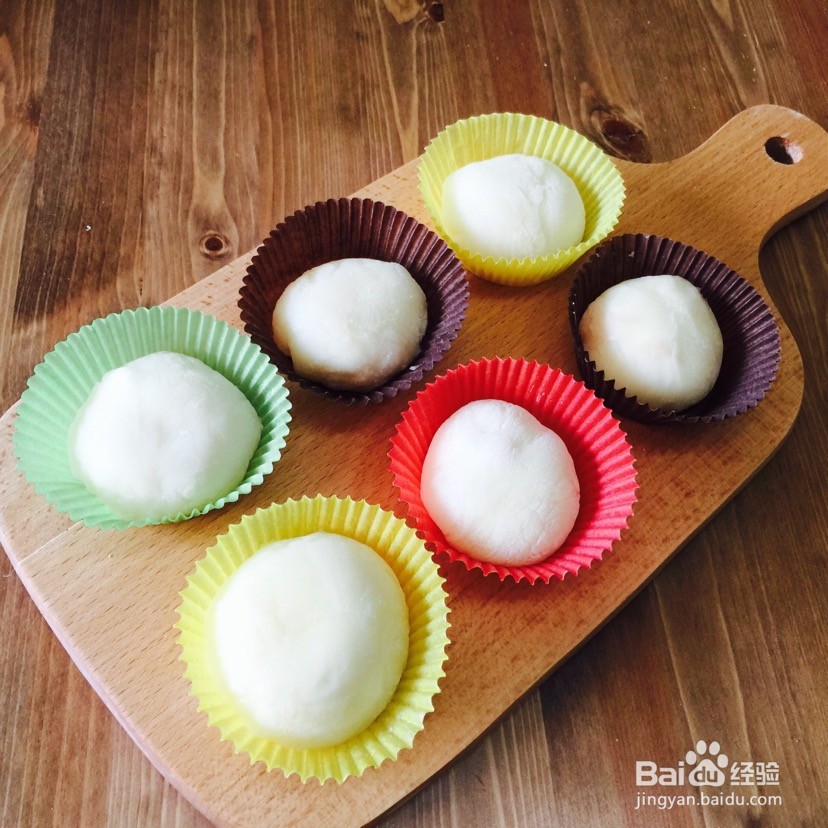 榴莲雪媚娘的做法