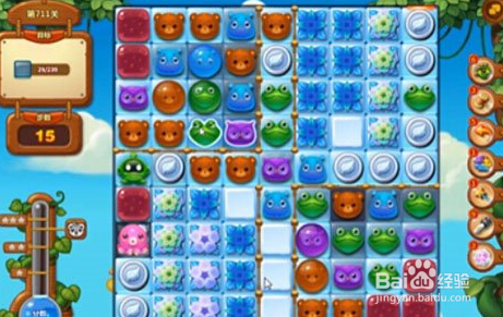 开心消消乐711关怎么过