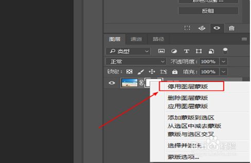 ps快速蒙版怎么取消
