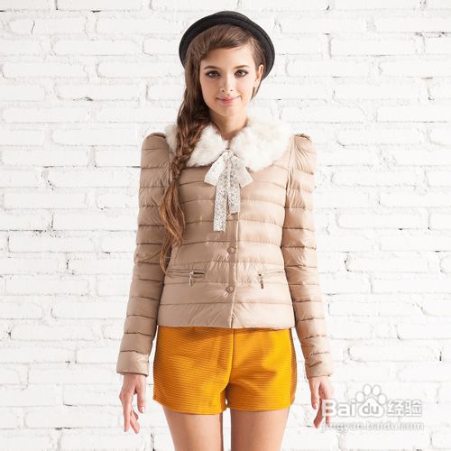 显瘦保暖羽绒服外套十分甜美可人