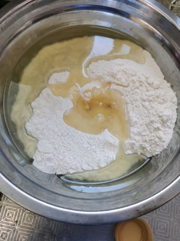 酥脆松软板栗饼简单操作