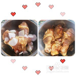 脱骨入味的红烧鸡腿