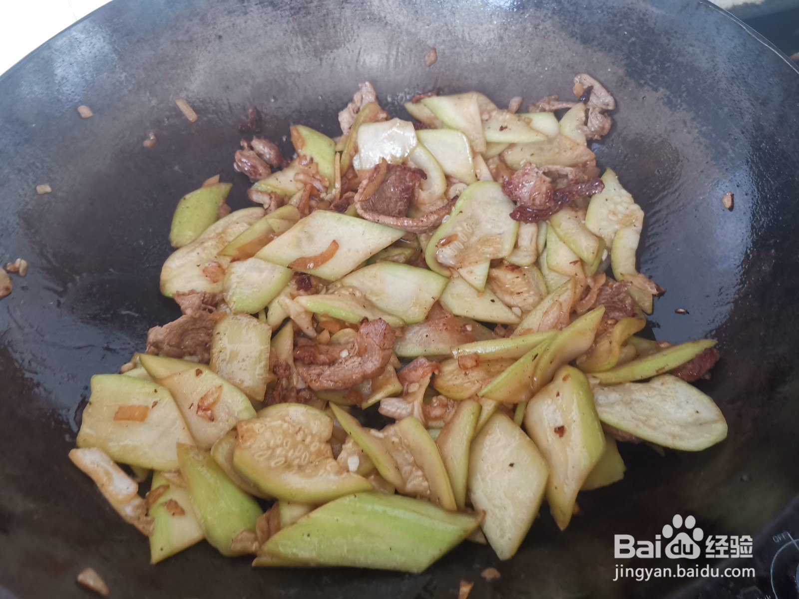 西葫芦炒肉片
