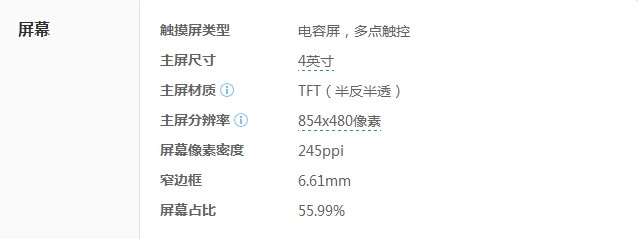 小米1s标准版配置