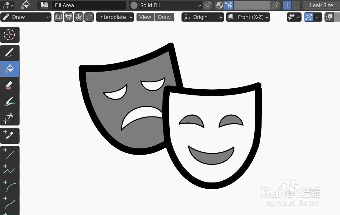 如何使用blender2.9快速设计面具图标简图模型
