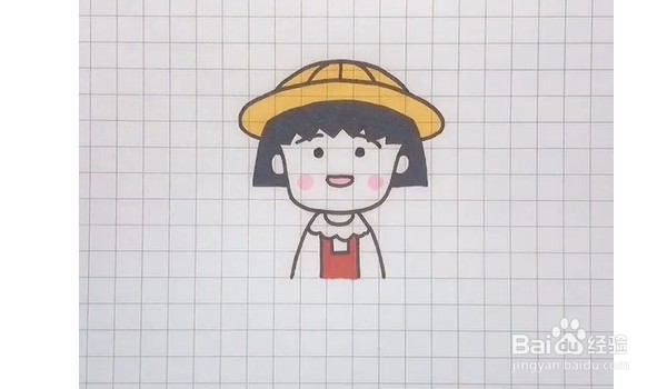 可爱的樱桃小丸子怎么画