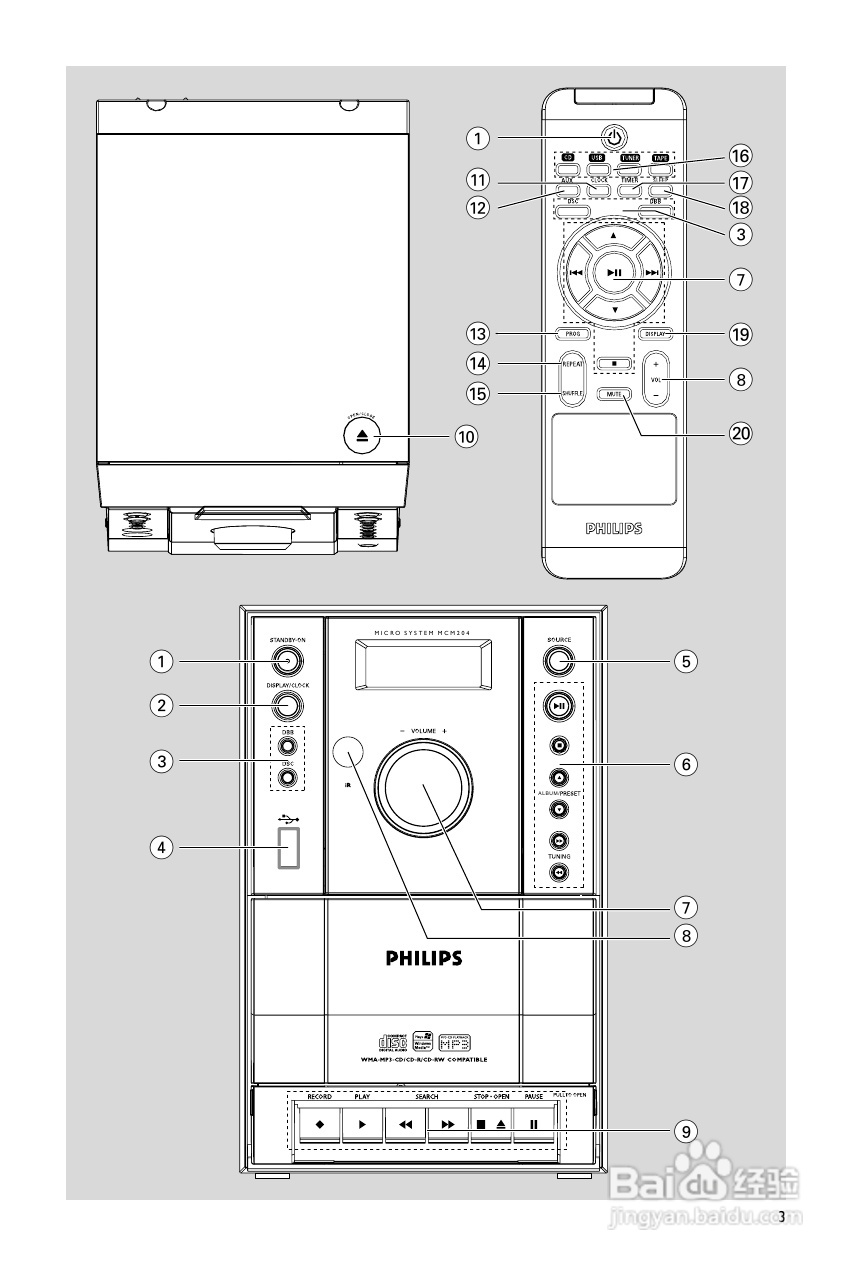 PHILIPS MCD204音响使用说明书:[1]