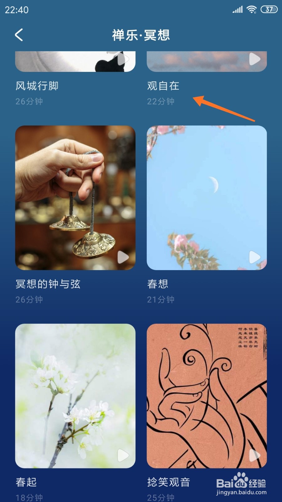 幻休中怎么查看观自在