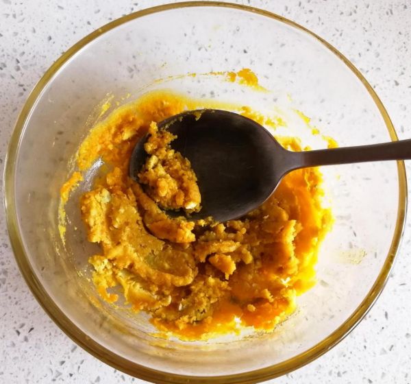 虾仁豌豆蟹黄豆腐