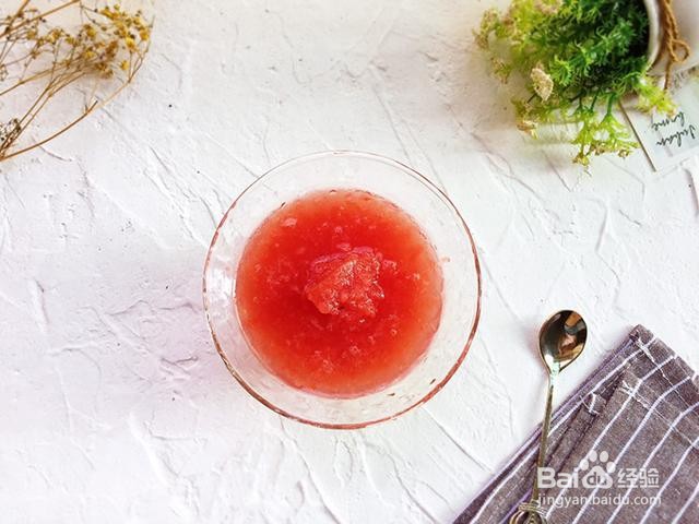 家庭自制西瓜沙冰