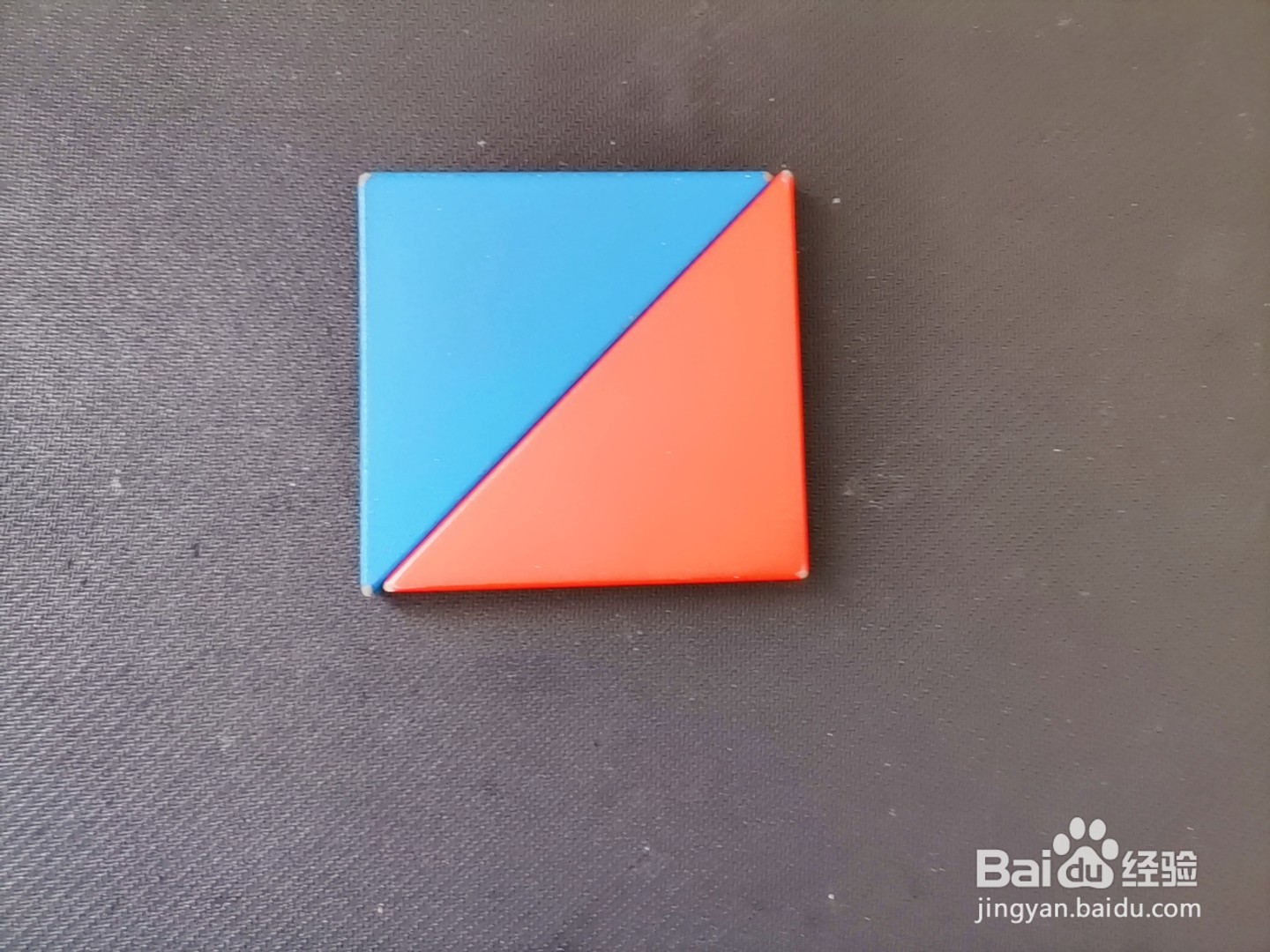 如何用七巧板拼一根蜡烛(5)