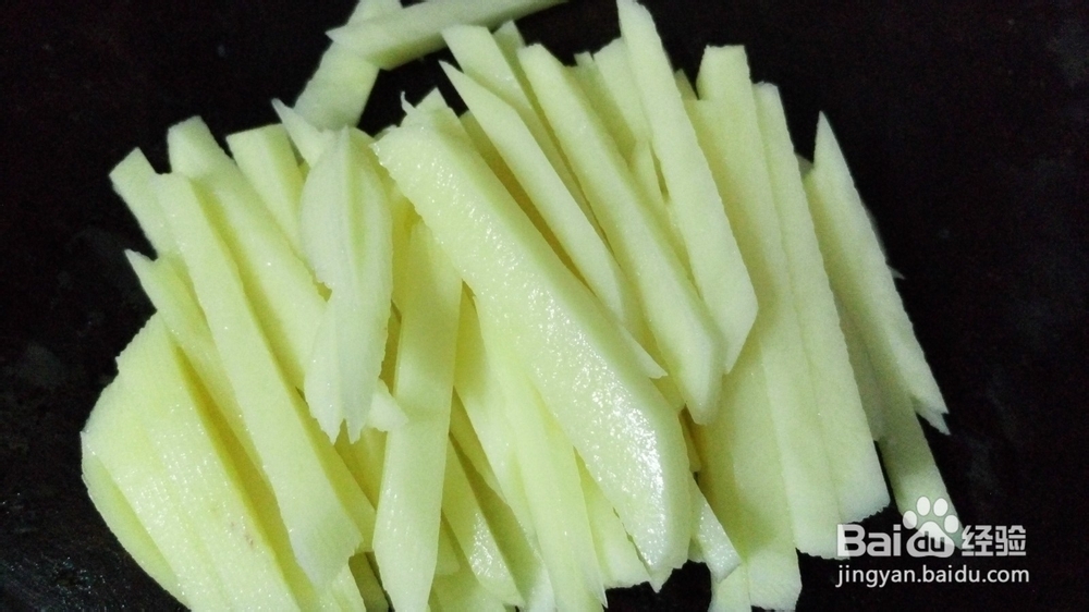 家常菜—土豆丝炒肉