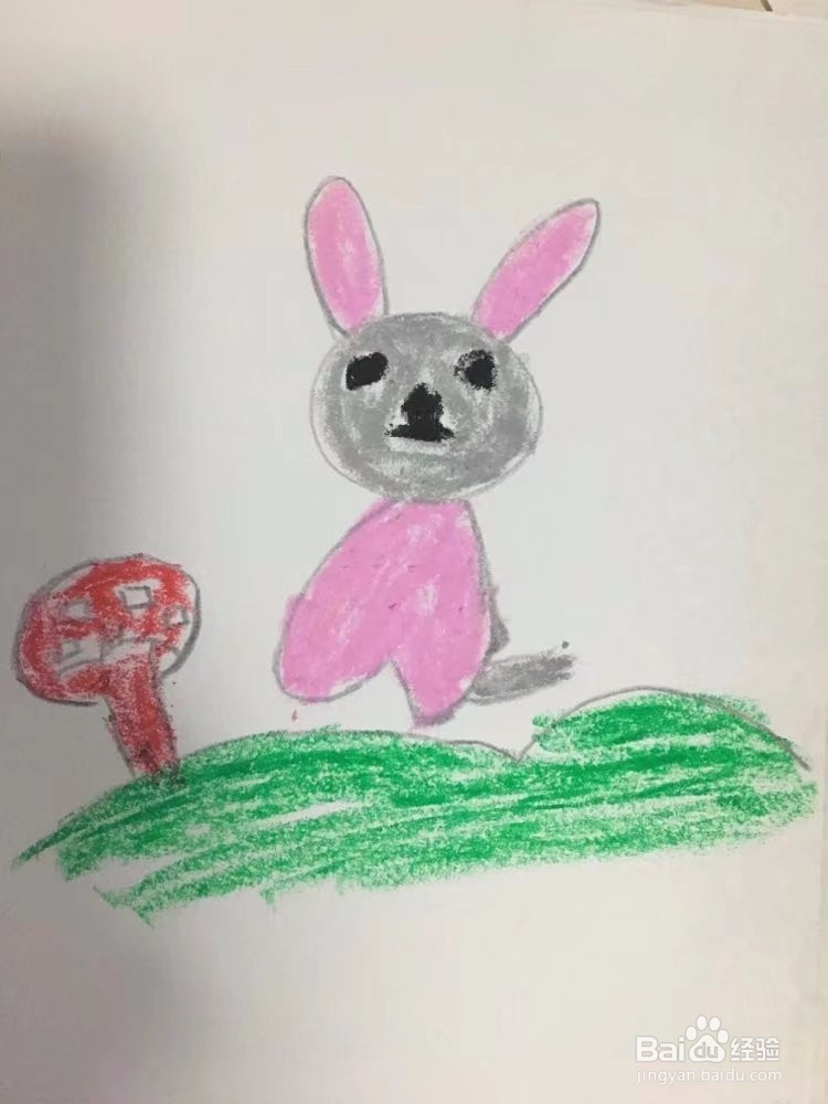 小兔的简单画法